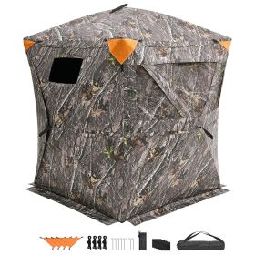 Hunting Blind, 270Ã‚Â° Ground Blind, 1-2 Person Pop Up Deer Blind for Hunting with Carrying Bag, Portable Resilient Hunting Tent