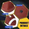 4 Pcs Sport Balls Set Official Size Athletic Balls Include Soccer, Football, Basketball