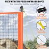 Volleyball and Badminton Set, Outdoor Portable Badminton Net, Adjustable Height Steel Poles, Professional Combo Set with PVC Volleyball, Pump