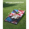 Cornhole Set, 3x2 ft Corn Hole Game Boards, MDF Wood Portable Toss Board, Indoor and Outdoor Cornhole Play for Adults