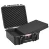 Hard Pistol Cases with Pre-cut PU Foam, Waterproof & Dustproof Hard Gun Case for 6 Pistol, 19.3Ãƒâ€”17.1Ãƒâ€”8.3 in Lockable Pistol Case, Black