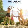 Freestanding Volleyball Training Net for Indoor or Outdoor Use, Adjustable Height Portable Net System with Carrying Bag