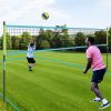 32'x3' Heavy-Duty Volleyball Net Set - 3-Level Adjustable Poles, Anti-Sag Winch, All-Inclusive Accessories