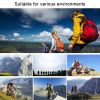Zinc Alloy Compass Keychain for Hiking