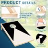 Solid Wood Premium Cornhole Set - 3 Feet x 2 Feet Game Boards, Includes Set of 8 Corn Hole Toss Bags