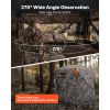 Hunting Blind, 270Ã‚Â° See Through Ground Blind, 1-2 Person Pop Up Deer Blind for Hunting with Carrying Bag, Portable Resilient Hunting Tent