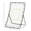 4 x 5.7ft Volleyball Rebounder Net with Strike Zone, Baseball Lacrosse Training Net for Pitching and Fielding