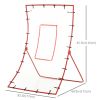 Pitch Back 5 Angles Adjustable Rebounder Net Goal Pitching and Throwing Practice Partner