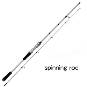 Fishing Rod Carbon Fiber Spinning-casting Rods Carp Poles 2 Sections 6 Ft (Option: defaulttitle)