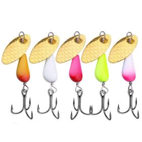 Single Hook Sequins Road Runner Bait Fishing False Lures (Type: 6CM-6.8G, Color: Multi-Color)
