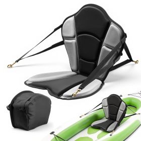 Kayak Seat, 1 Pack 1" Thick, Universal Paddle Board Seat with Back Support (Default: Default)