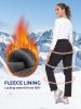 Womens Snow Ski Pants Waterproof Fleece Lined Insulated Softshell Warm Pants for Winter Hiking Outdoor 29 inches