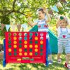 Jumbo 4-to-Score Connect Game Set with Carrying Bag and 42 Coins