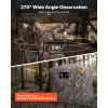 Hunting Blind, 270Ã‚Â° See Through Ground Blind, 2-3 Person Pop Up Deer Blind for Hunting with Carrying Bag, Portable Resilient Hunting Tent